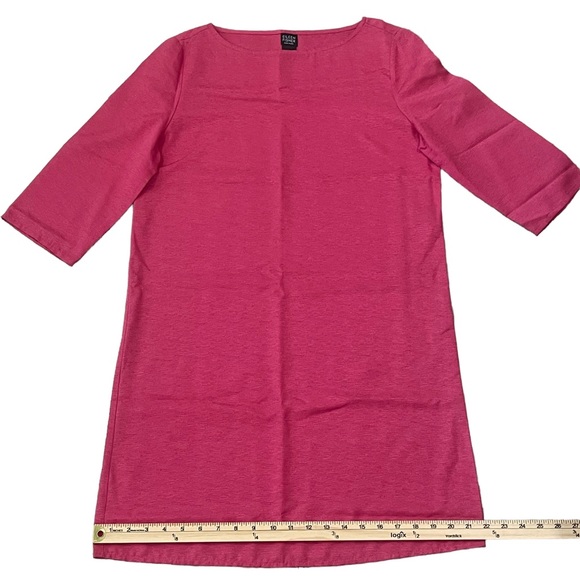Eileen Fisher 100% Silk Shift Dress XS EUC - Picture 9 of 11